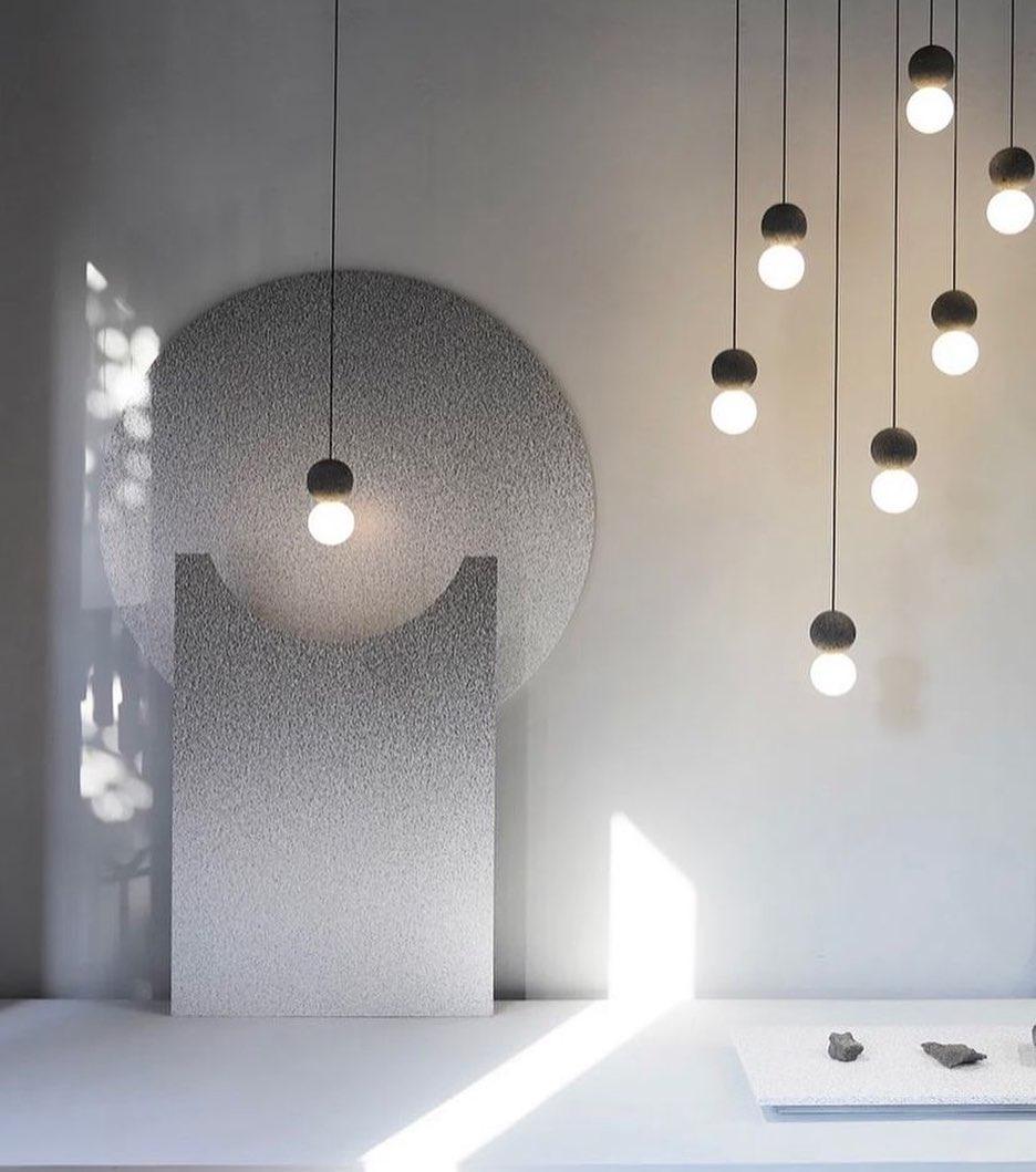Joss Cement Minimalist Pendant Lamp