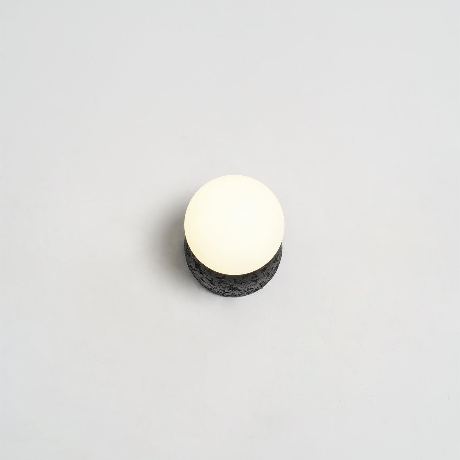 Eirinise Wall Lamp Concrete Opal Glass