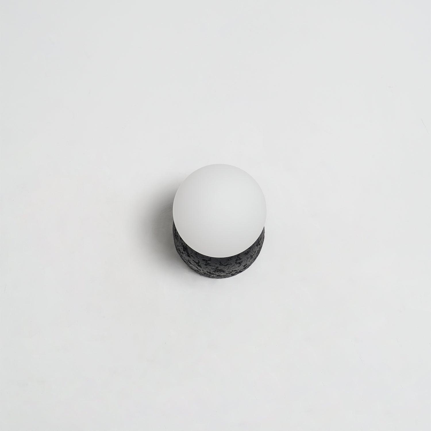 Eirinise Wall Lamp Concrete Opal Glass