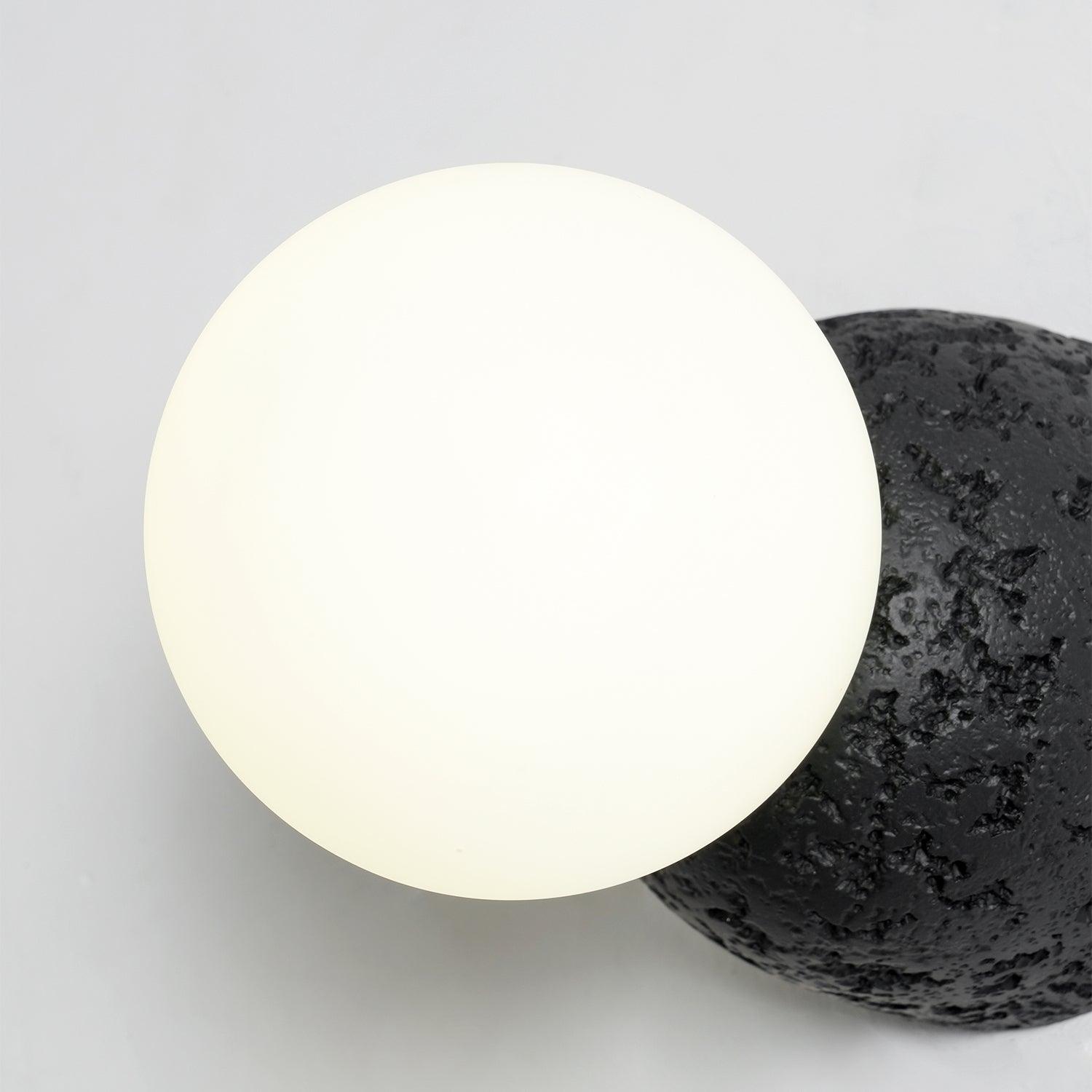 Eirinise Wall Lamp Concrete Opal Glass