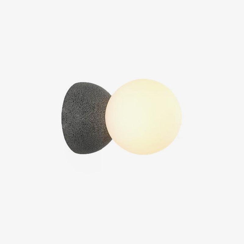 Eirinise Wall Lamp Concrete Opal Glass