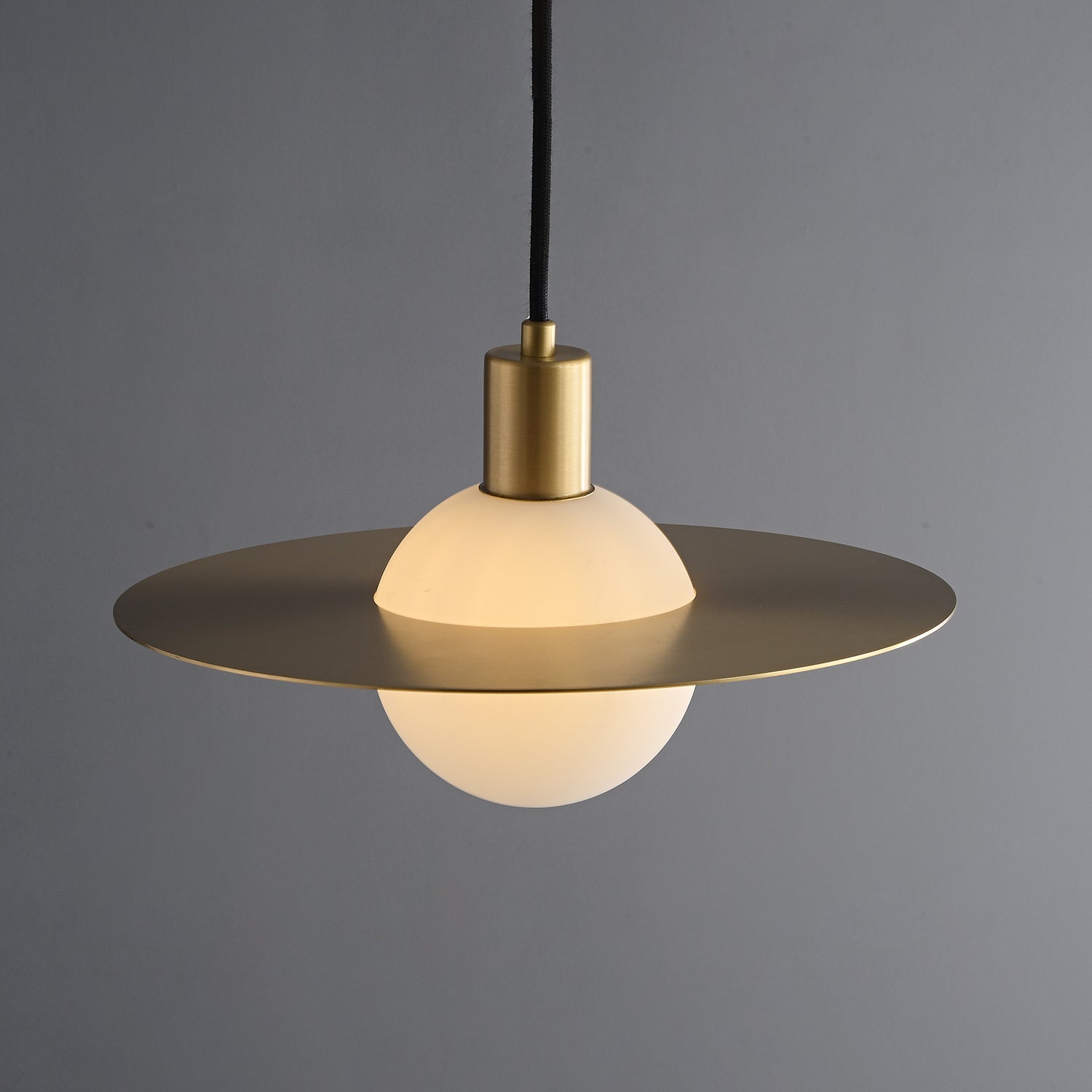 Orionis Premium Nordic Art Brass Glass Pendant Lamp