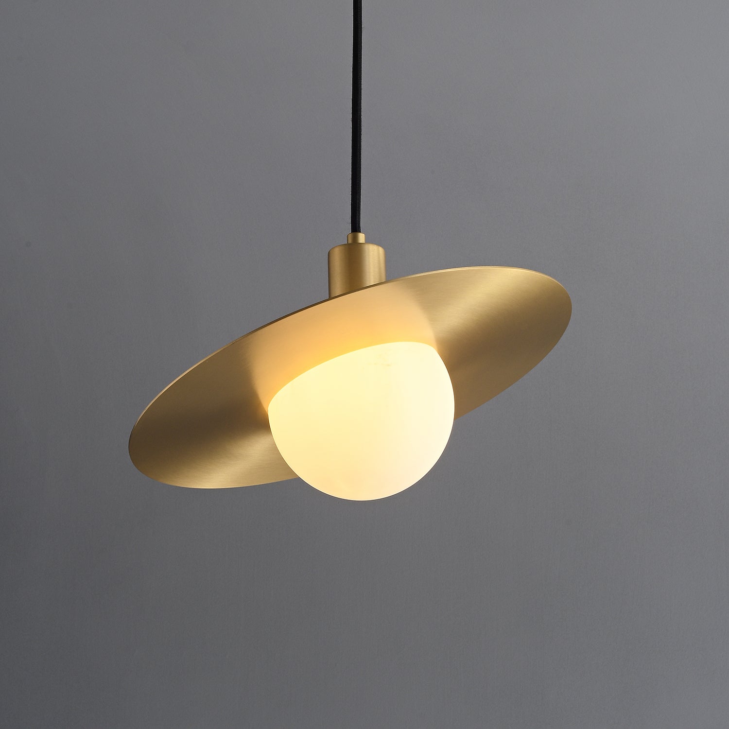 Orionis Premium Nordic Art Brass Glass Pendant Lamp