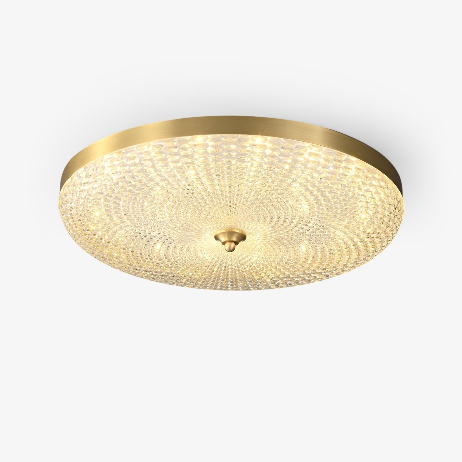 Orlena Modern Minimalist Brass Acrylic Ceiling Lamp