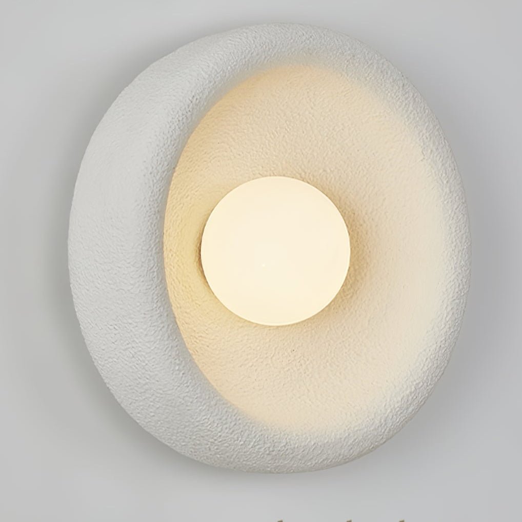Evvinora Modern Minimalist Halo Glass Wall Light