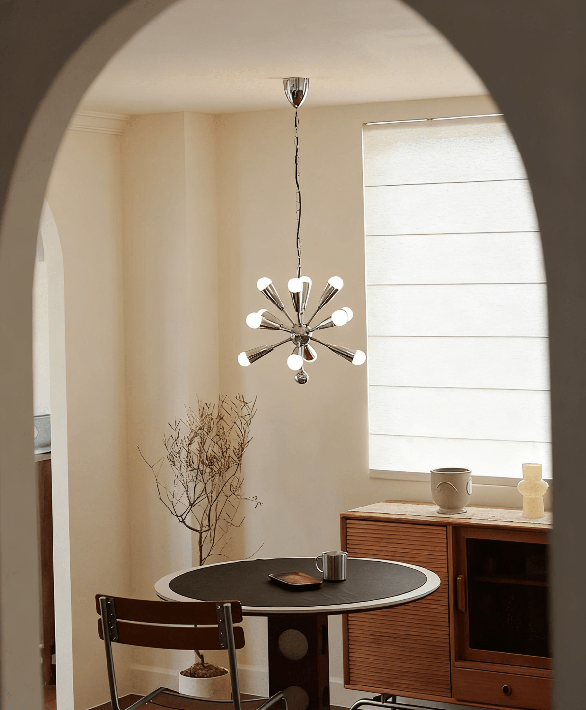 Emberis Chrome Chandelier