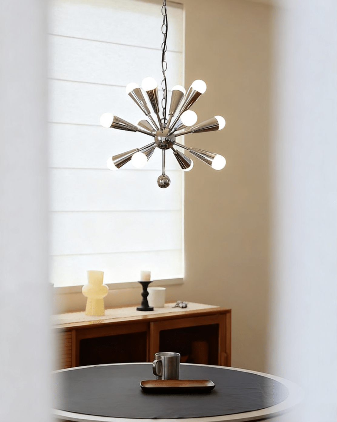 Emberis Chrome Chandelier