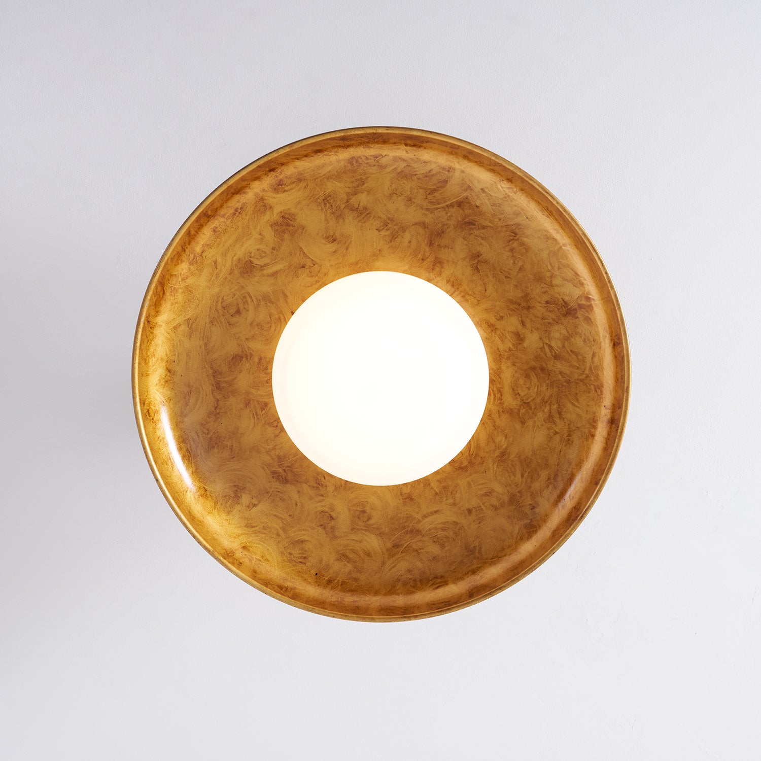 Evergrove Pot Lid Style Flat Panel Flush Mount Ceiling Light