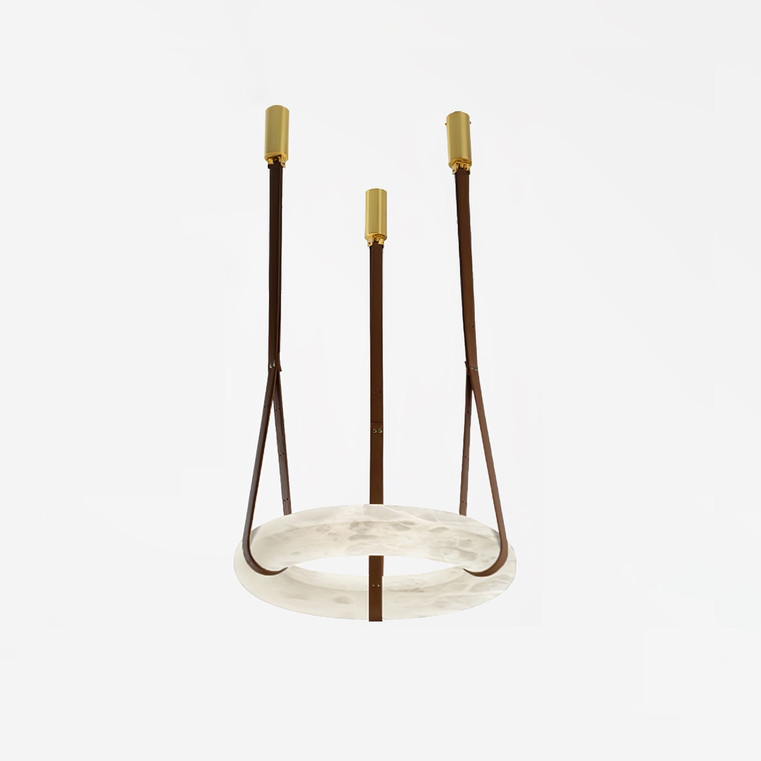 Tarys Alabaster Chandeliers Ring Leather Strap Version B
