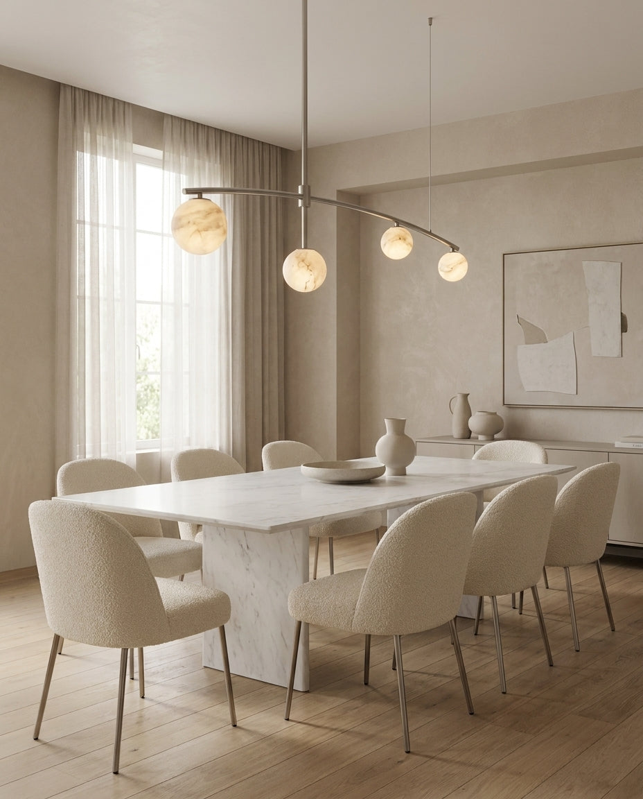 Eastvale8 Alabaster Chandelier