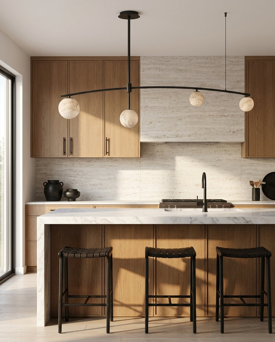 Eastvale8 Alabaster Chandelier