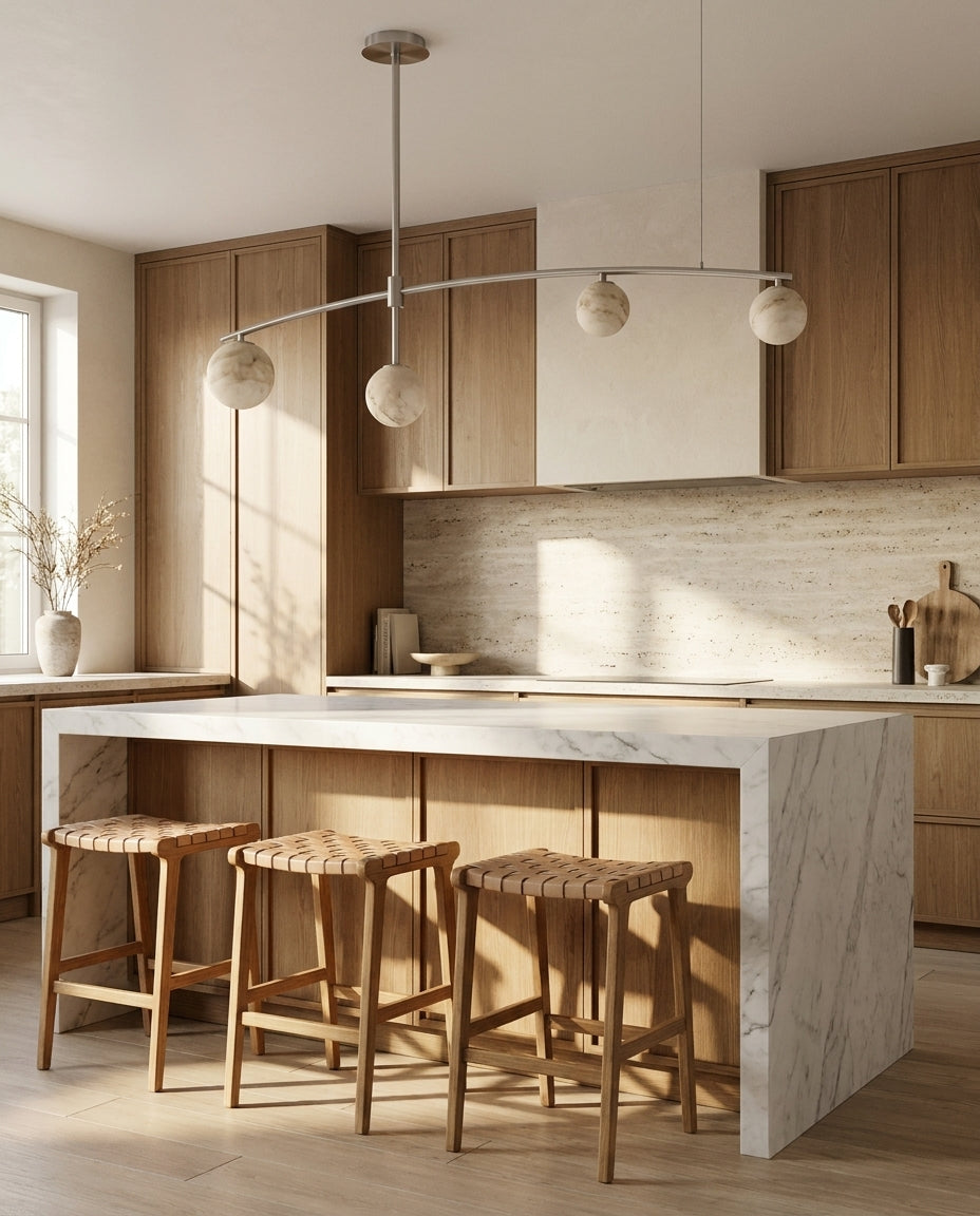 Eastvale8 Alabaster Chandelier