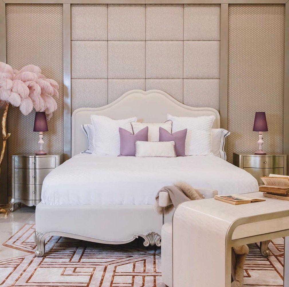 Selis Feather Brass Floor Lamp