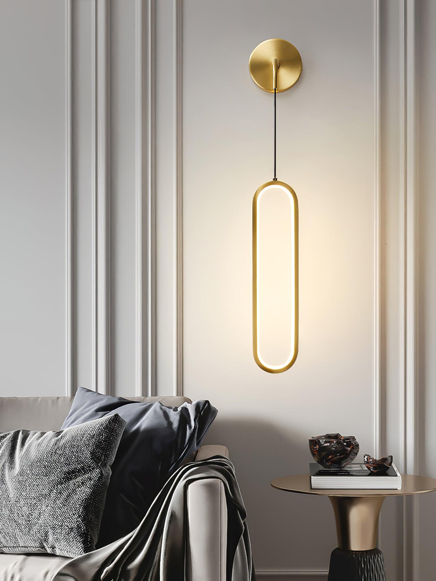 Solisenne Aven LED Brass Wall Lamp