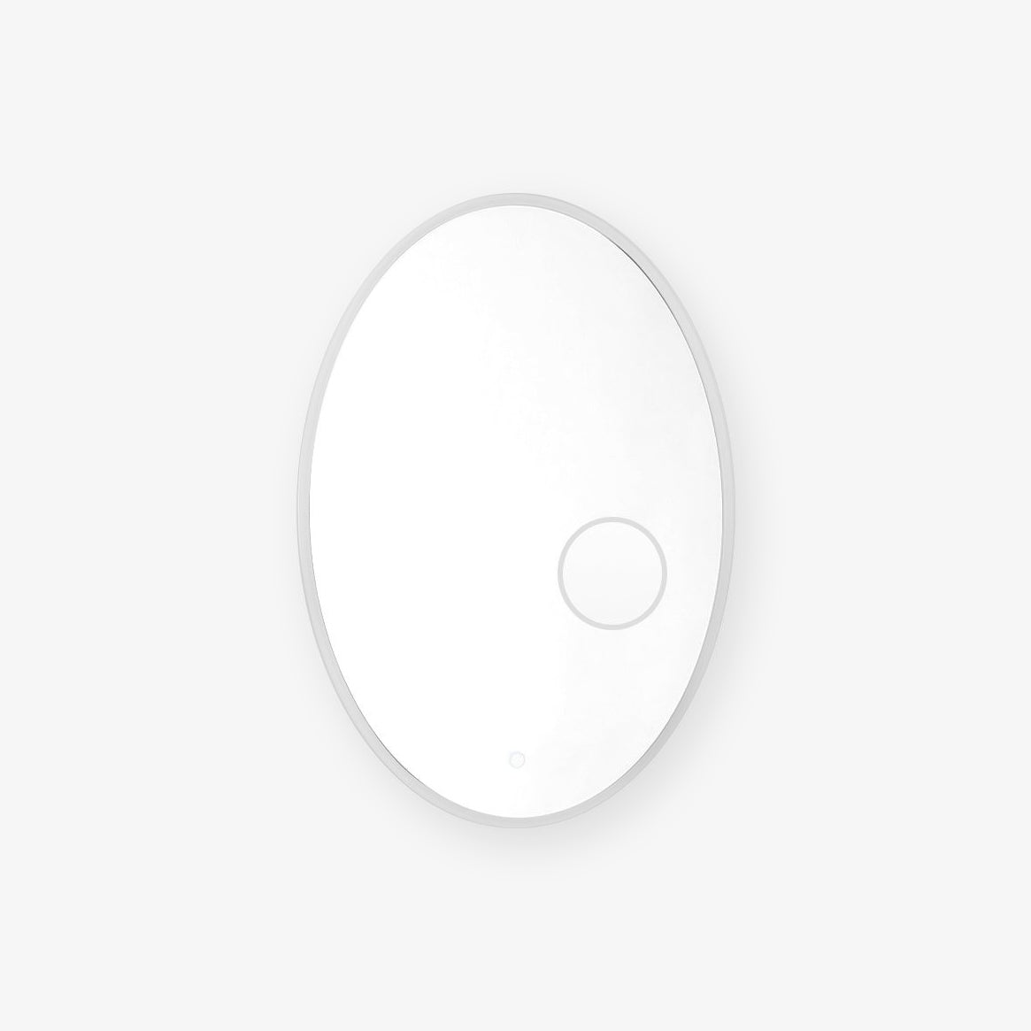 Ovariel Oval Mirror Plastic Wall Light