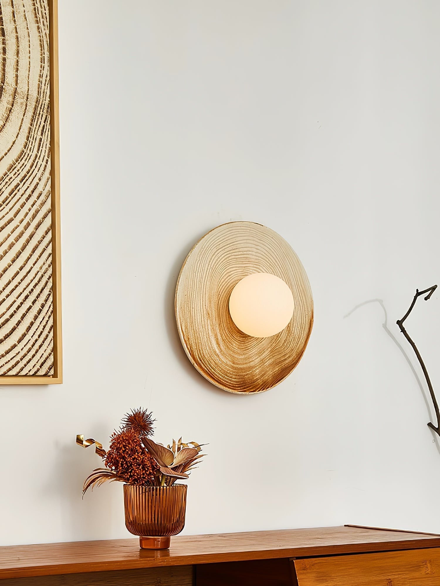 Cerarielle Wall lamp Nordic Art Ceramic Sconce
