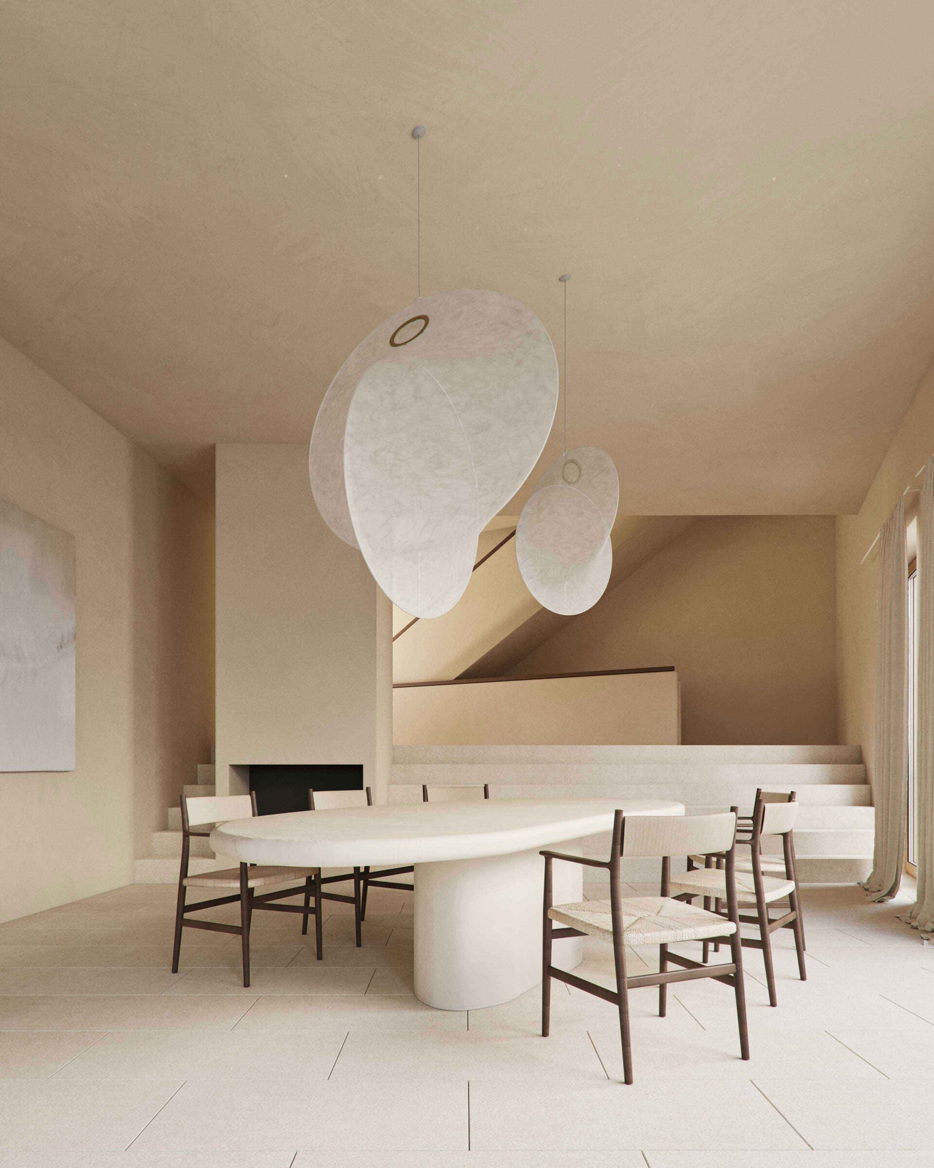Ferivora Steel Artistic Pendant Lamp