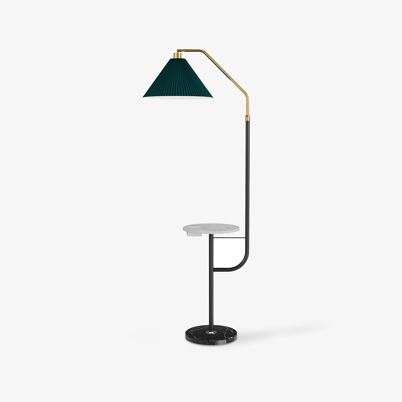 Nexc Marble Wood Floor Lamp
