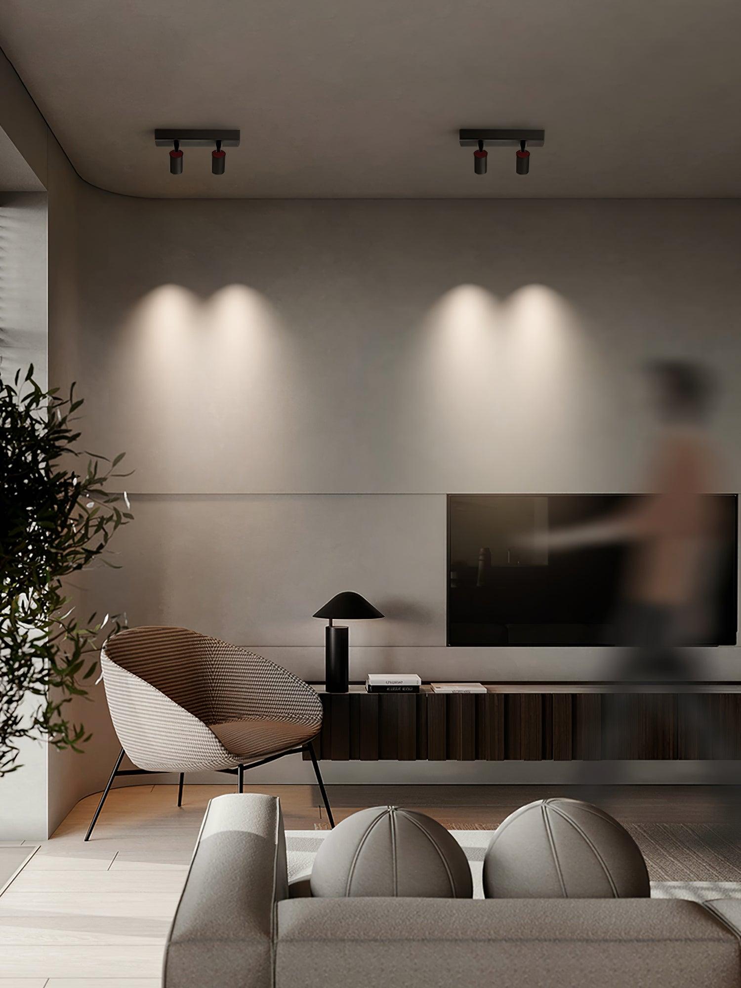 Falis Ceiling Lamp POG Double Linear Adjustable Spots