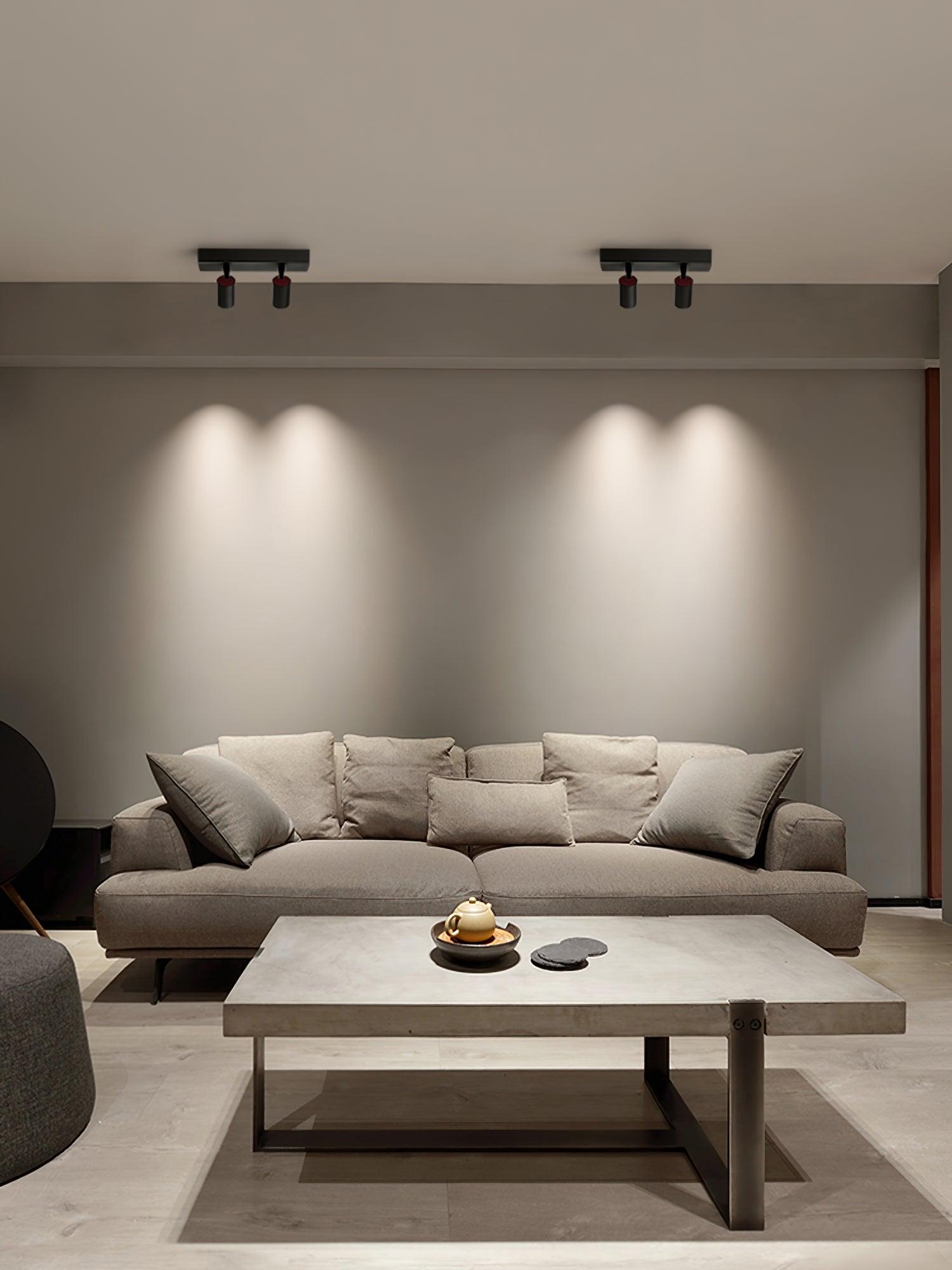 Falis Ceiling Lamp POG Double Linear Adjustable Spots