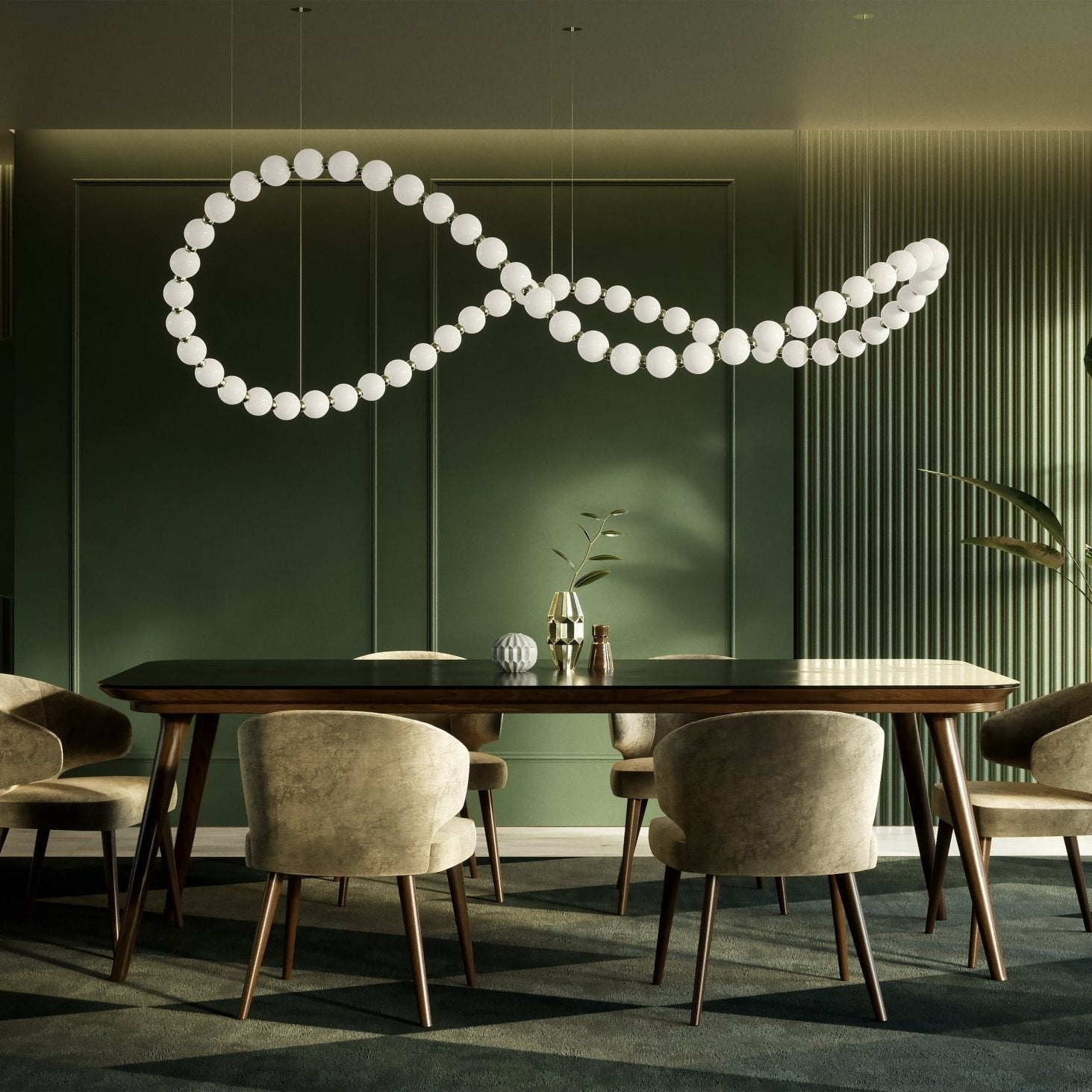 Pearl Symphony Grand Cascade Customize Chandelier