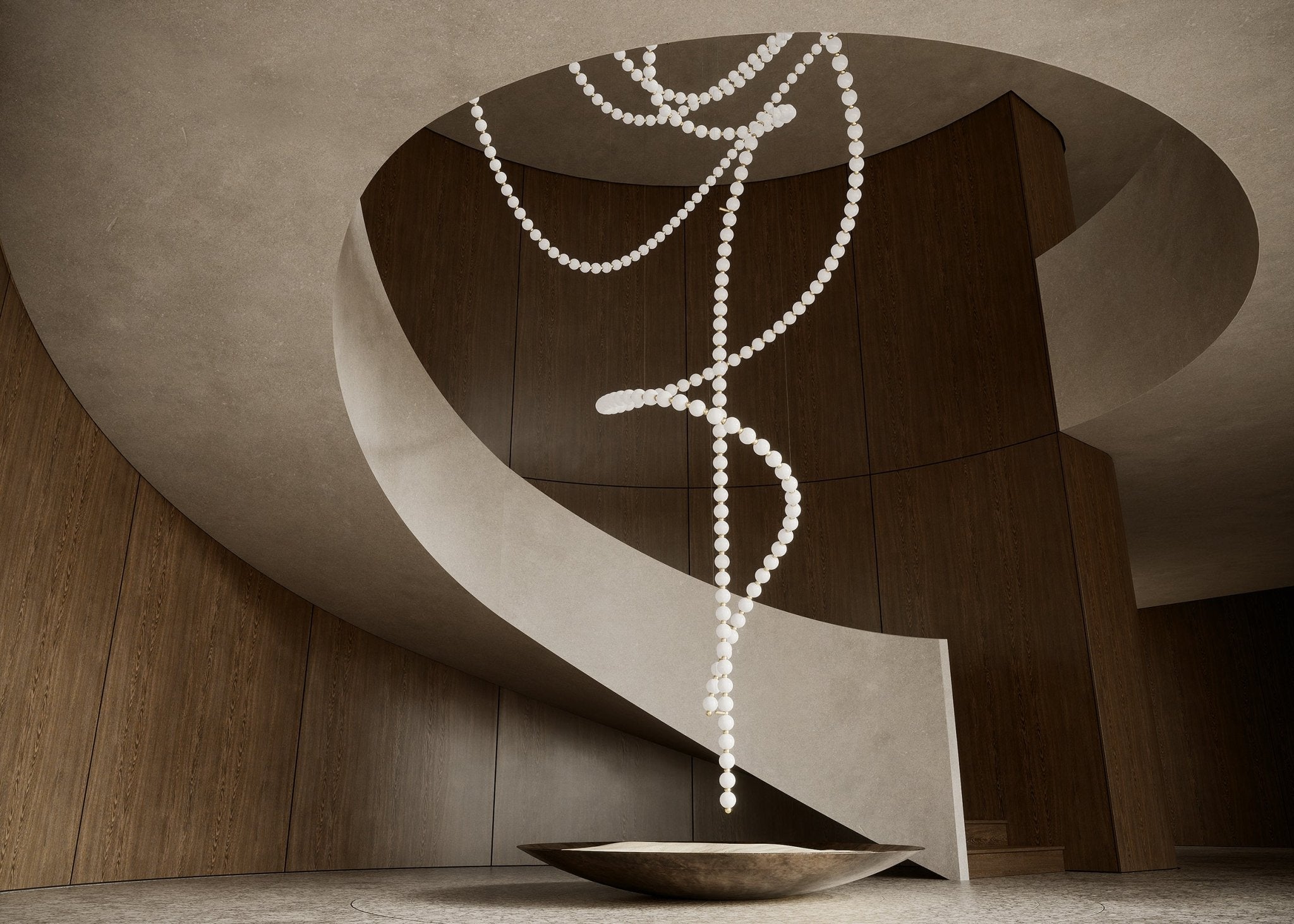 Pearl Symphony Grand Cascade Customize Chandelier