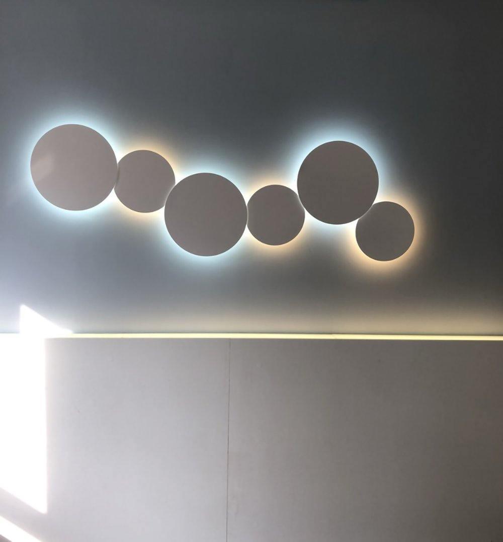 Arelis Geometric Disc Wall Lamp