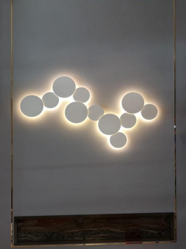 Arelis Geometric Disc Wall Lamp