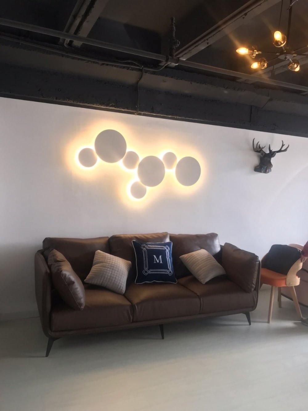 Arelis Geometric Disc Wall Lamp