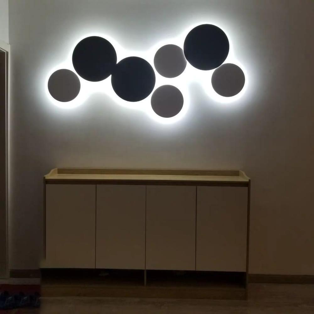 Arelis Geometric Disc Wall Lamp