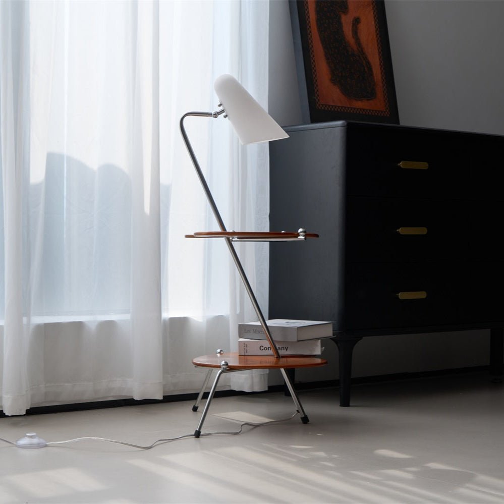 Vaughn Modern Wood Floor Lamp