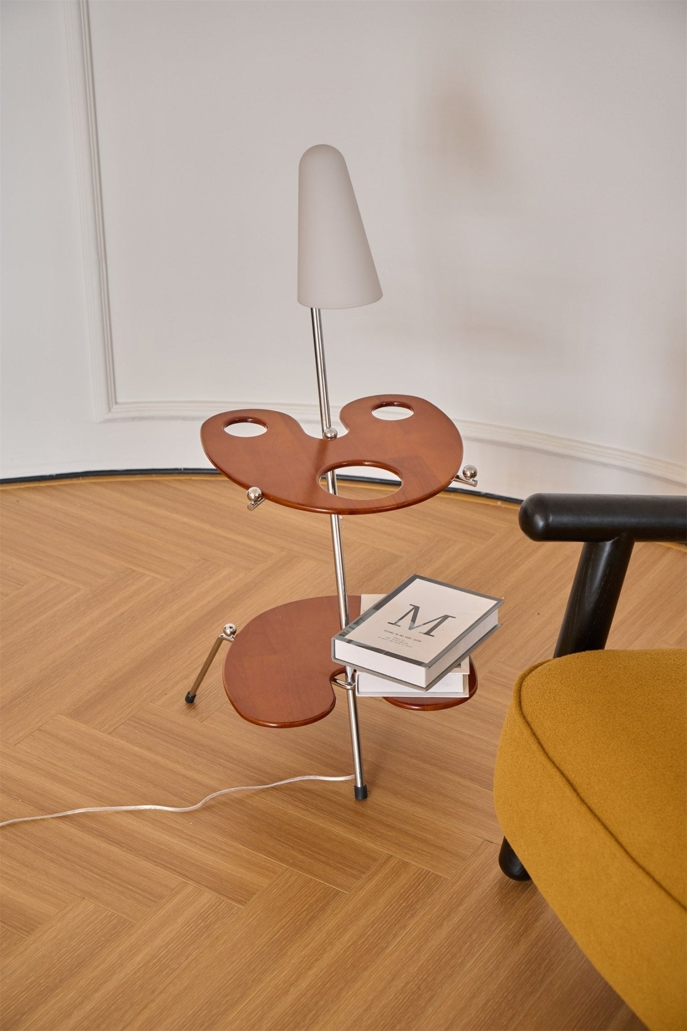 Vaughn Modern Wood Floor Lamp