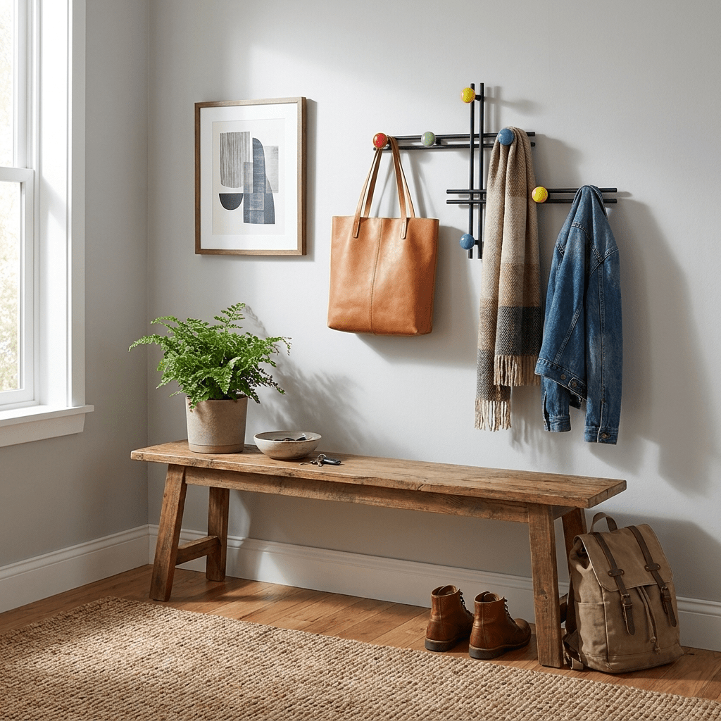 Pallini Ceramic Knob Wall Coat Rack