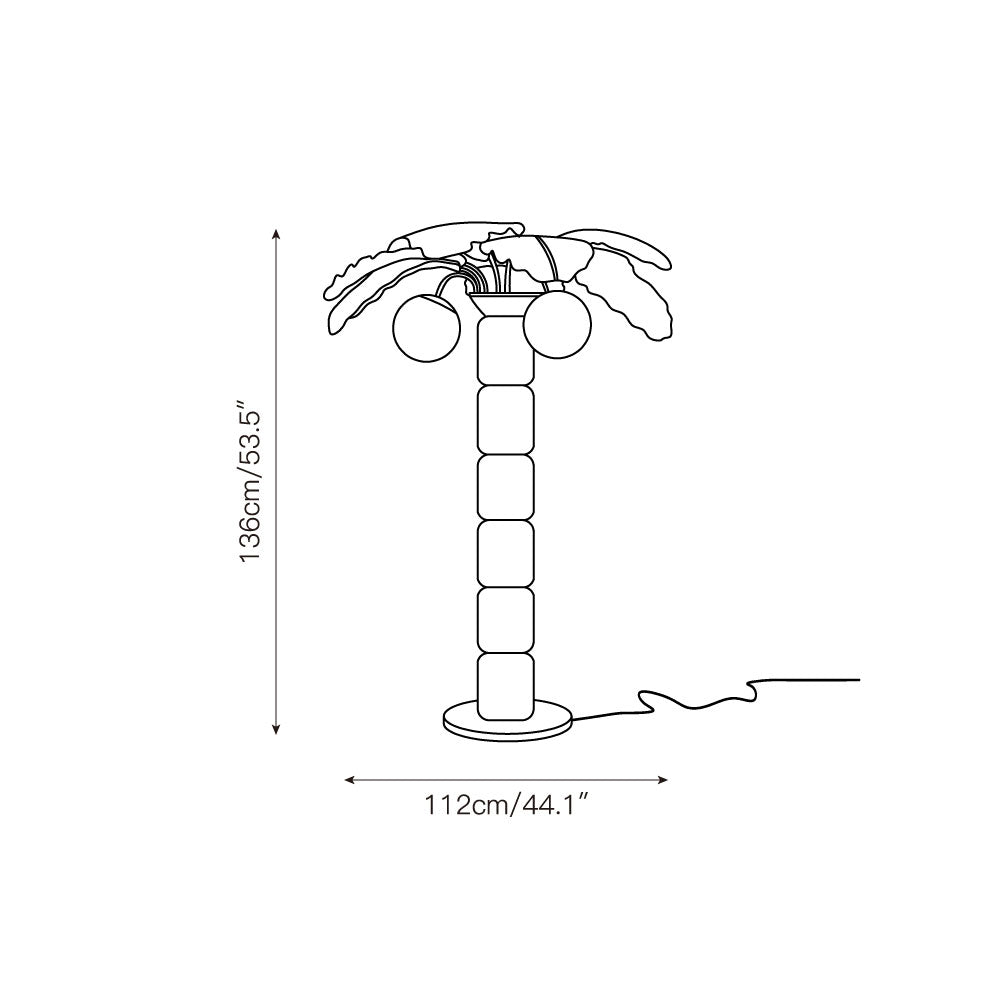 Palmera Beach Outdoor Floor Lamp
