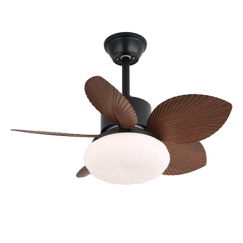 Alduena Tropical Wood Ceiling Fan Light