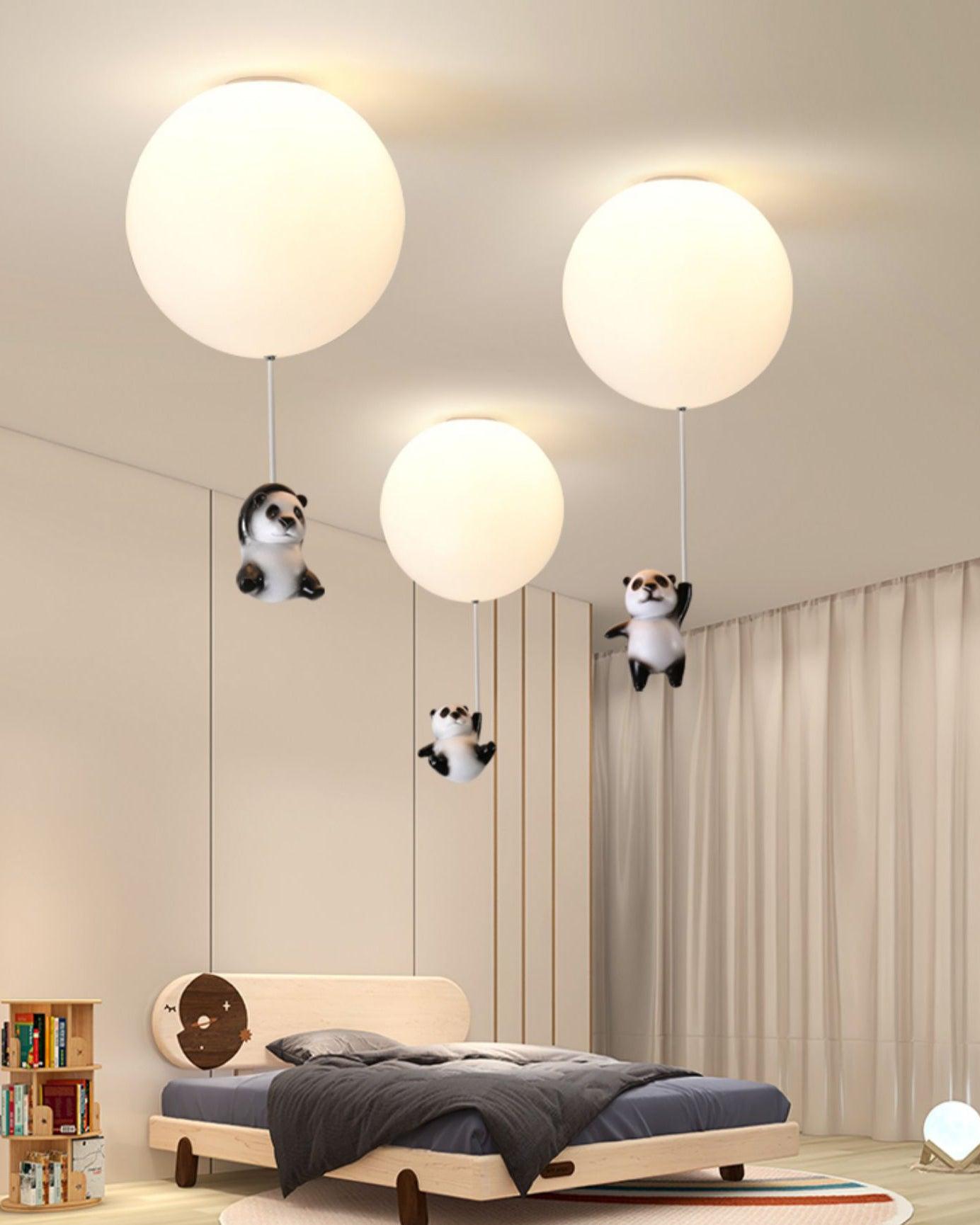 Yrath Elegance Panda Glass Ceiling Lamp
