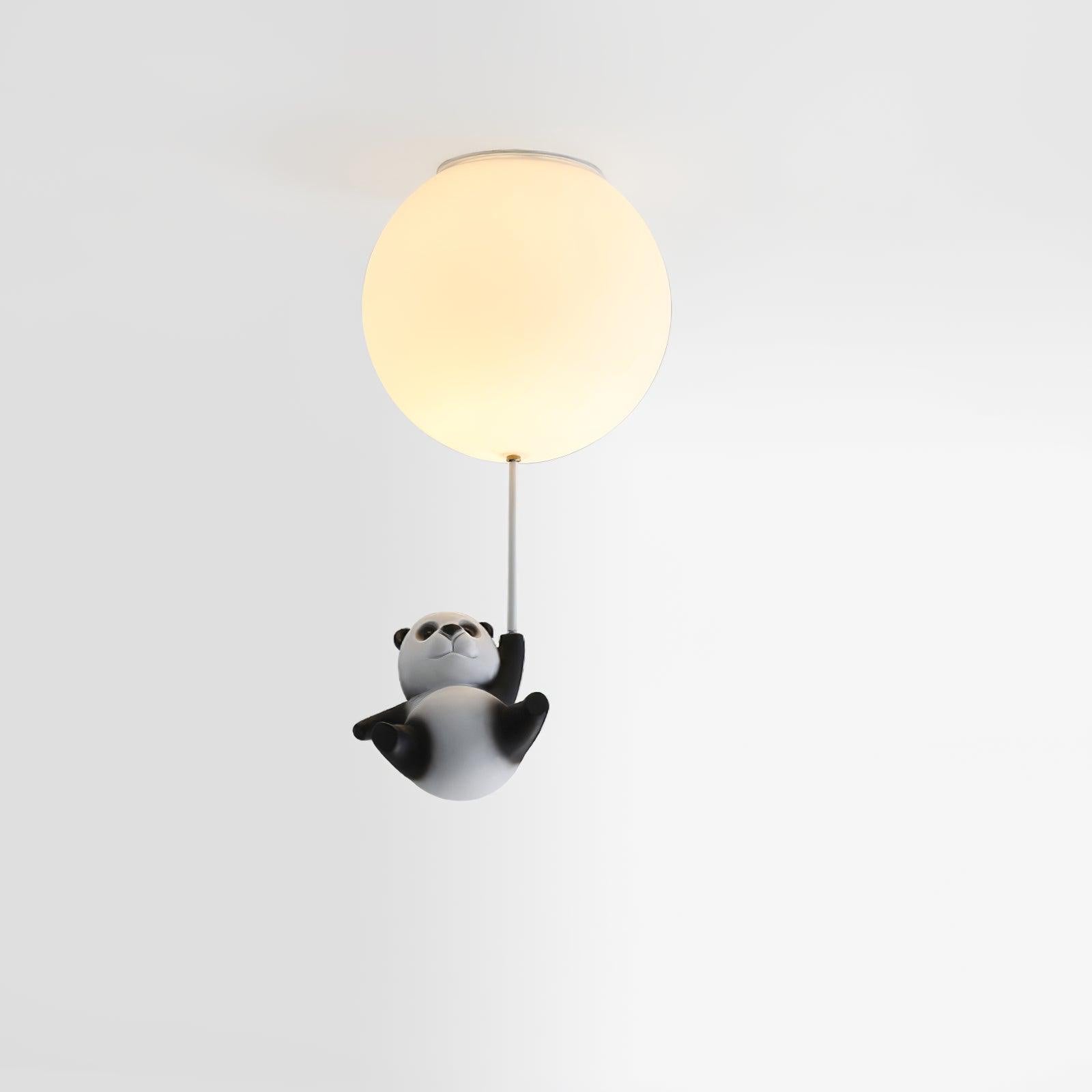Yrath Elegance Panda Glass Ceiling Lamp