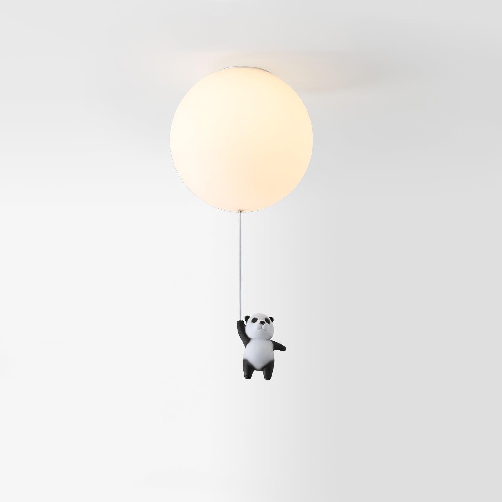 Yrath Elegance Panda Glass Ceiling Lamp