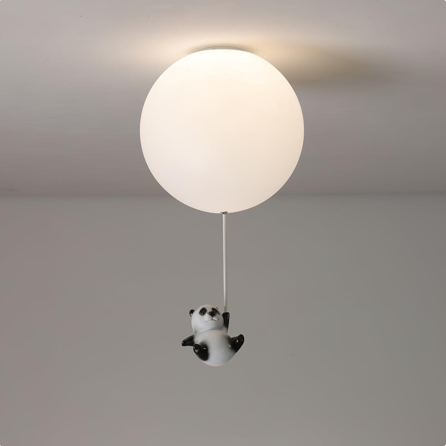 Yrath Elegance Panda Glass Ceiling Lamp