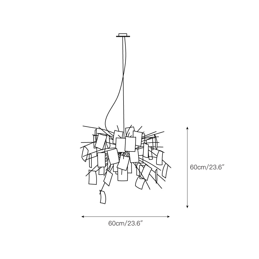 Luninena Paper Chandelier