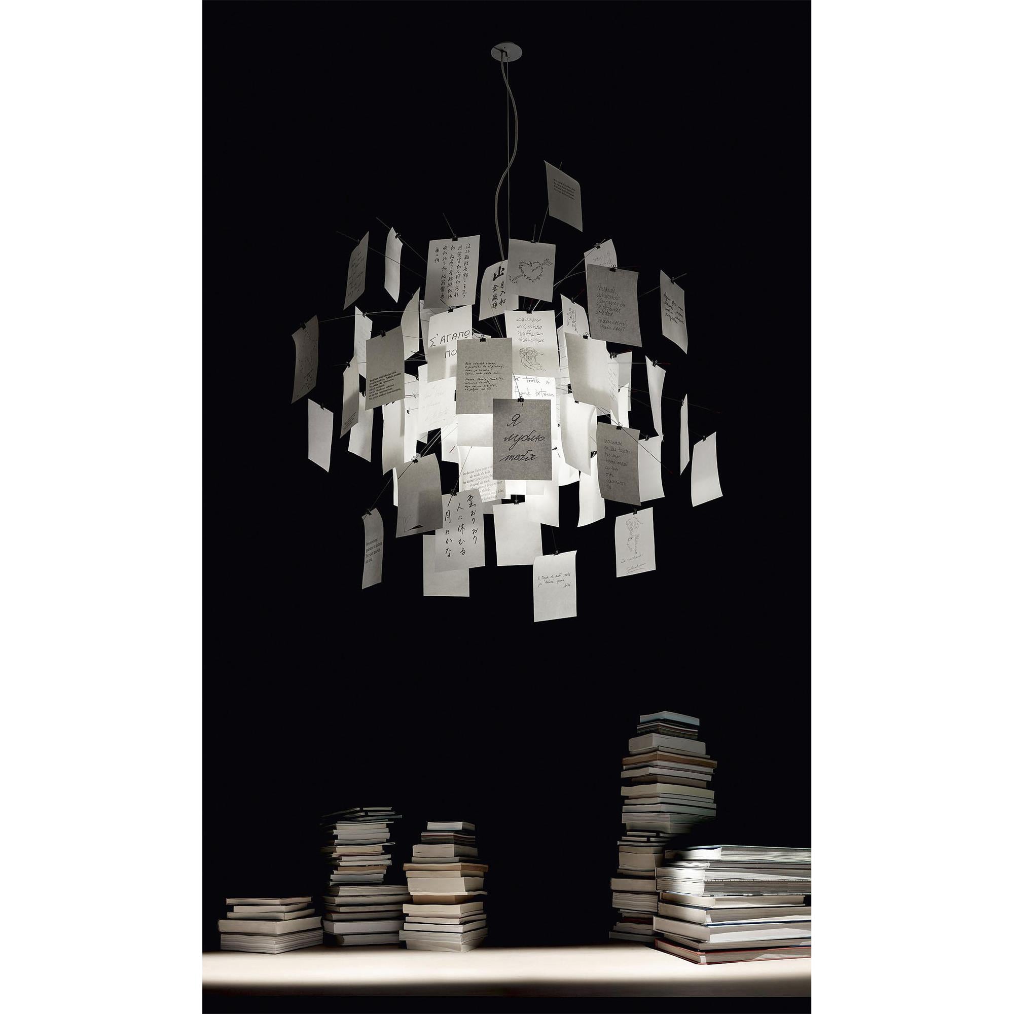 Lunerira Chandelier Paper Customizable Creative