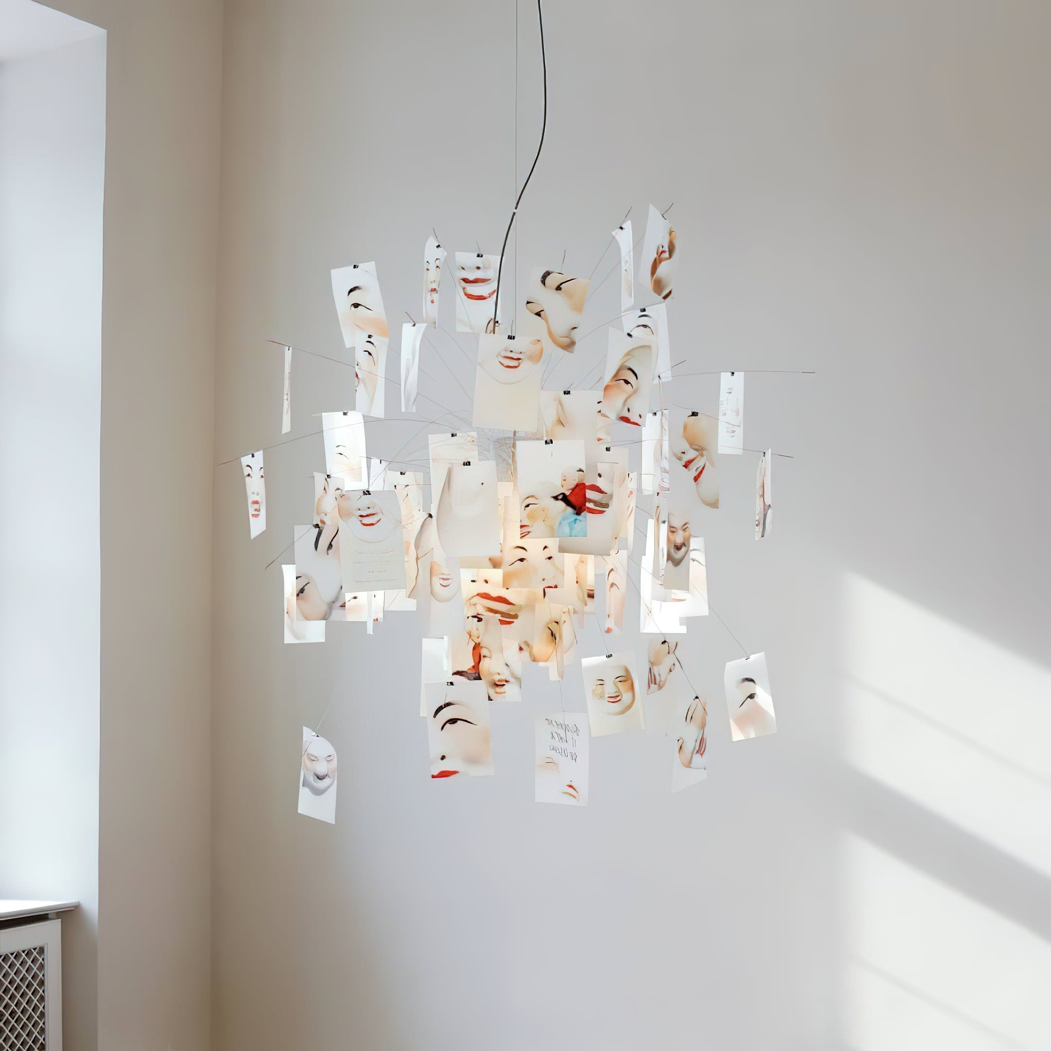 Lunerira Chandelier Paper Customizable Creative