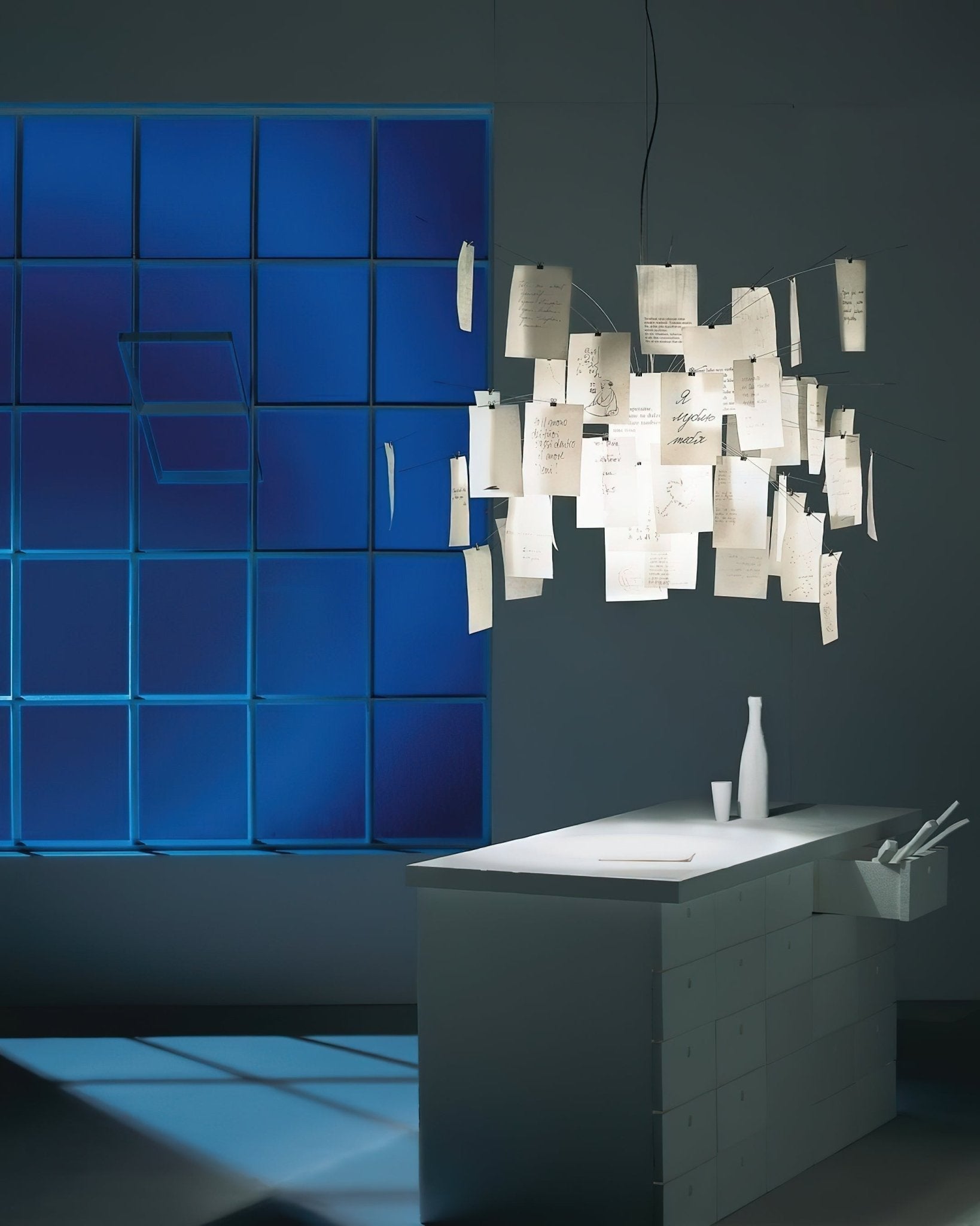 Lunerira Chandelier Paper Customizable Creative