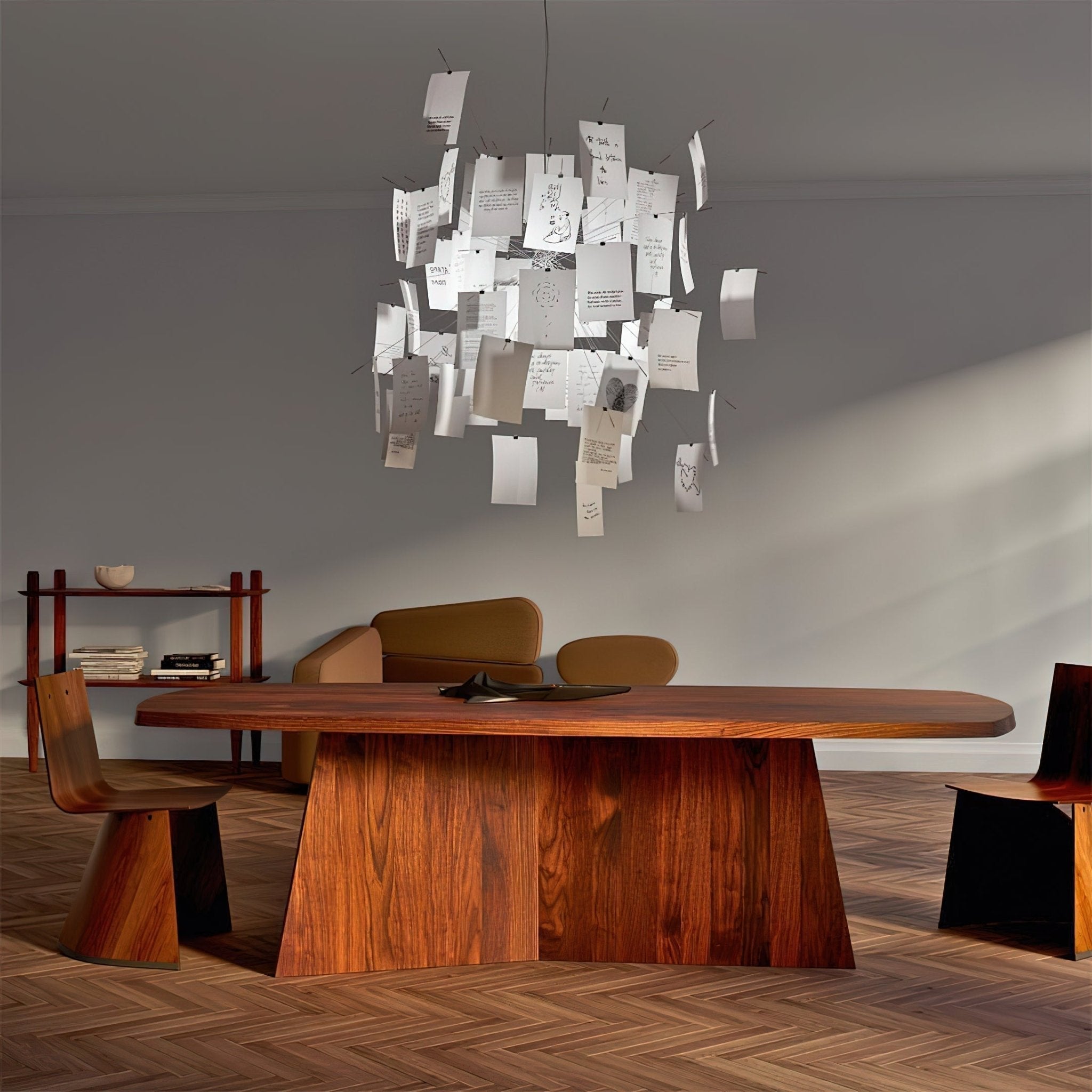Lunerira Chandelier Paper Customizable Creative