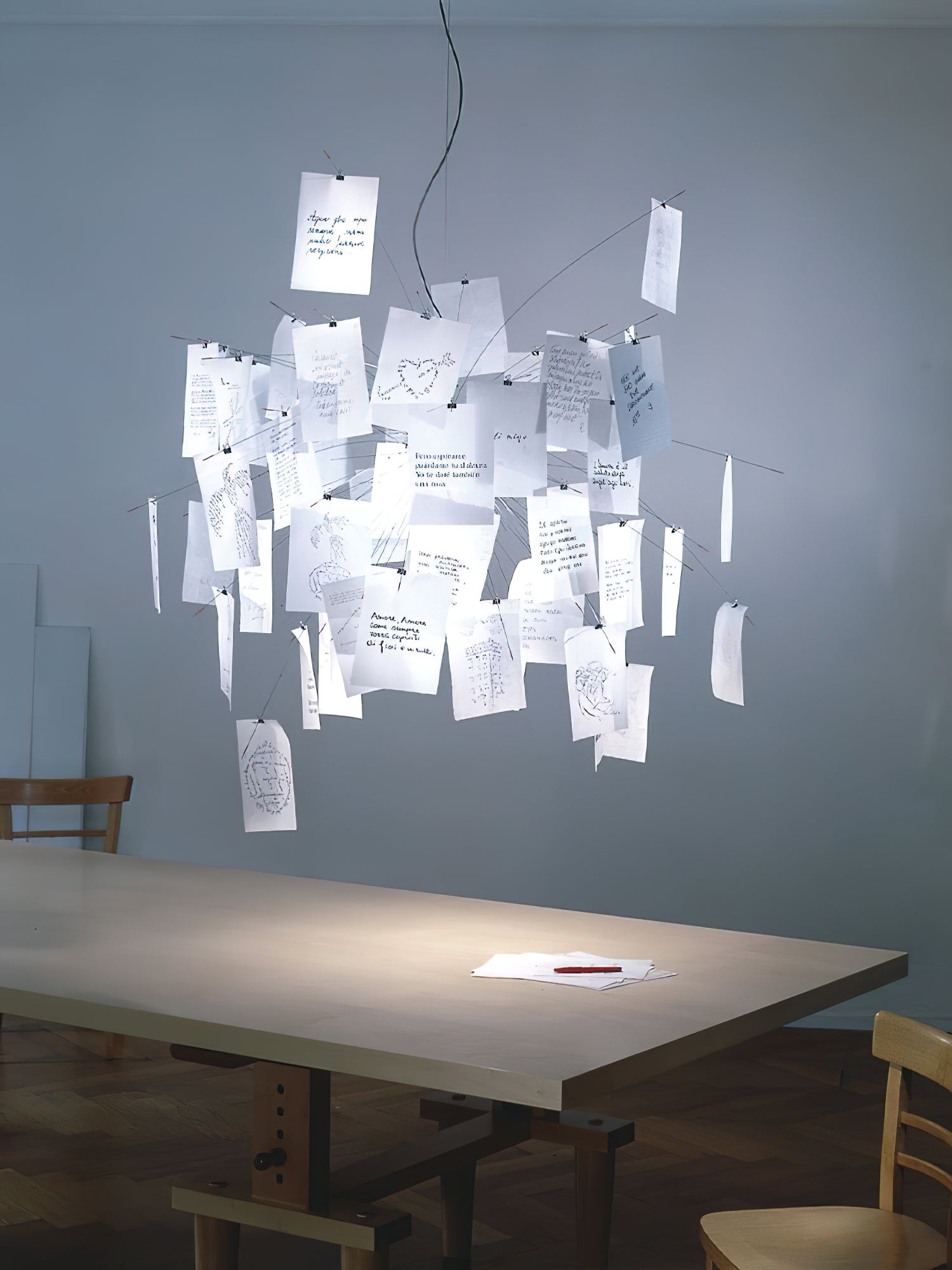 Lunerira Chandelier Paper Customizable Creative