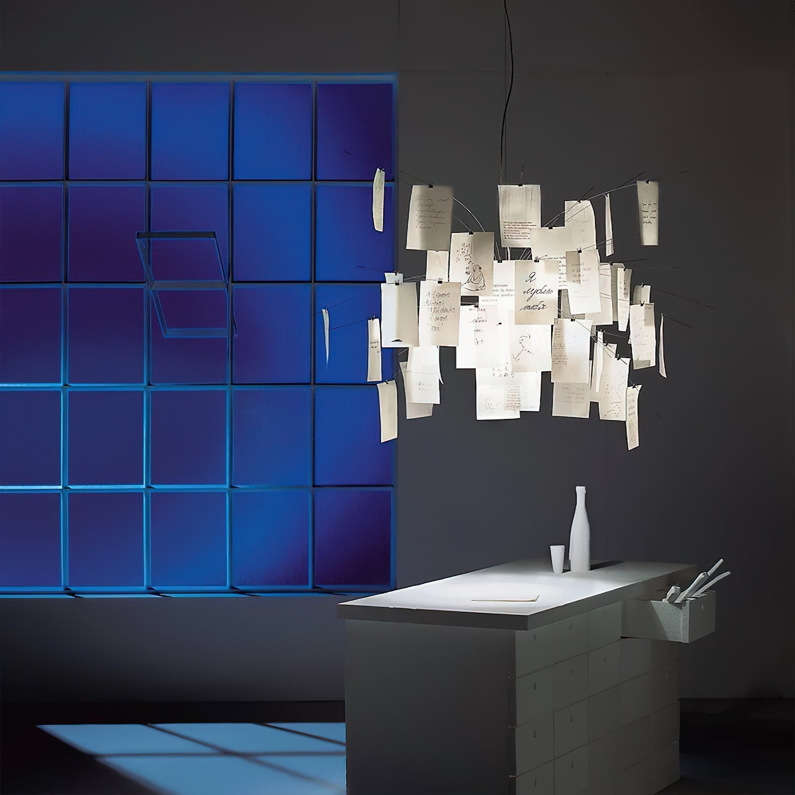 Lunerira Chandelier Paper Customizable Creative