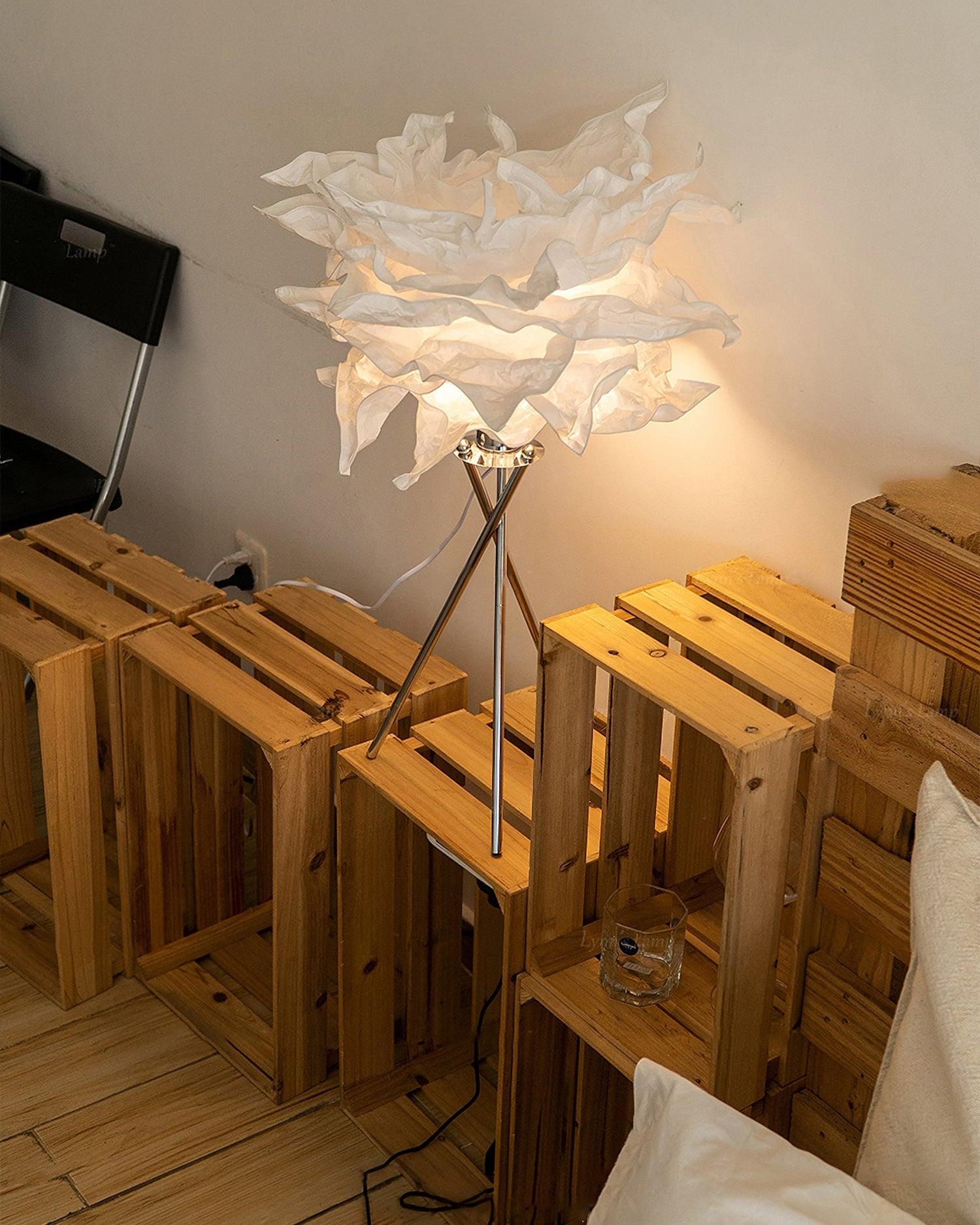 peony Modern Paper Table Lamp