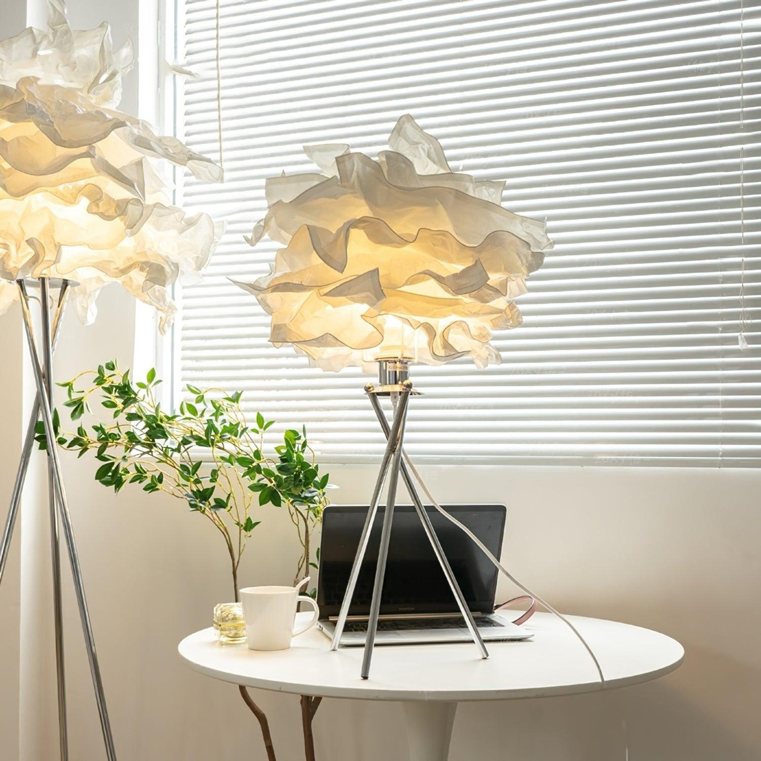 peony Modern Paper Table Lamp