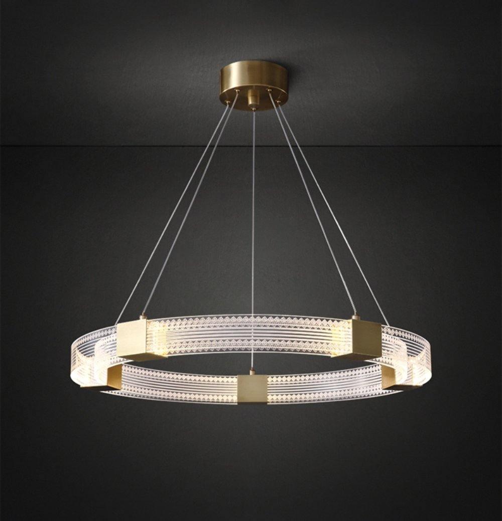 Eurdora Modern Minimalist Ring LED Chandelier
