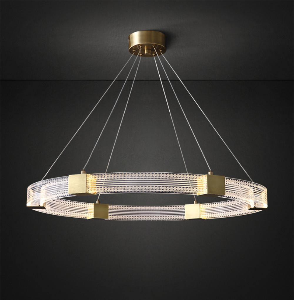Eurdora Modern Minimalist Ring LED Chandelier